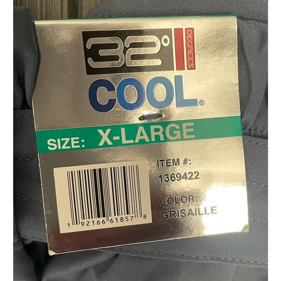 32 Degrees Women’s Tie Front Travel Pants Pockets Size XL Grisaille (Blue/Gray) - Picture 6 of 6